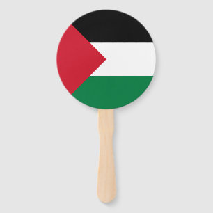 Palestine Flag Hand Fan