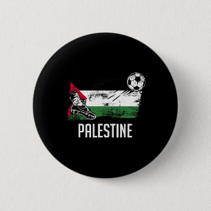 Palestine Flag Jersey Palestine Soccer Team Palest Button