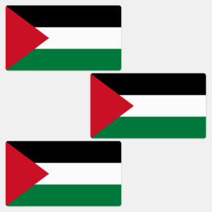Palestine Flag Labels