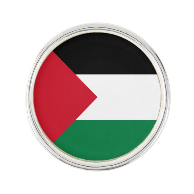 Palestine Flag Lapel Pin (Front)