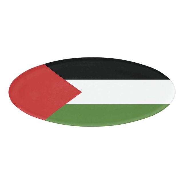 Palestine flag name tag (Front)