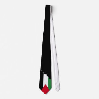 Palestine Flag Neck Tie by HappyPlanetShop at Zazzle