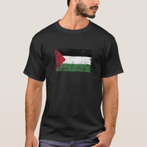 Palestine Flag Palestinian Gift Football_Fan Sport T_Shirt