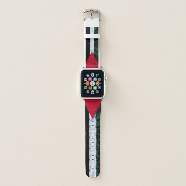 Pan African RBG Flag Bespoke Apple Watch Band – Chocolate Ancestor®