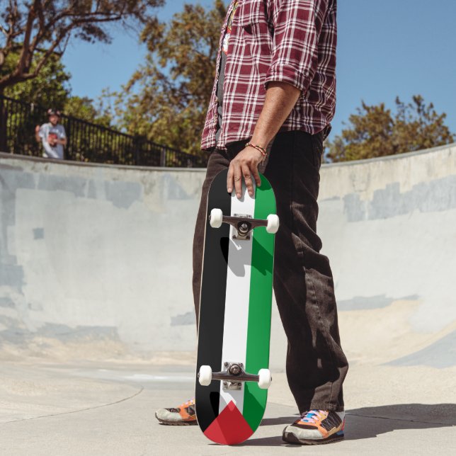 Palestine flag patriotic modern skateboard (Outdoor 2)