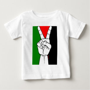 PALESTINE FLAG PEACE SIGN BABY T-Shirt