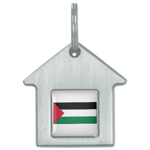 Palestine Flag Pet ID Tag