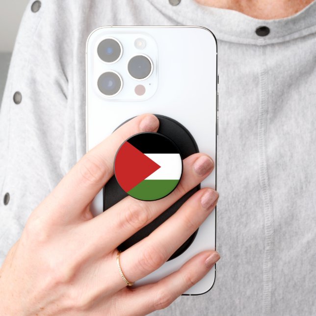 Palestine flag PopSocket (Hand)