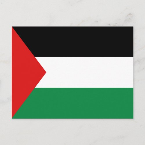 Palestine Flag Postcard