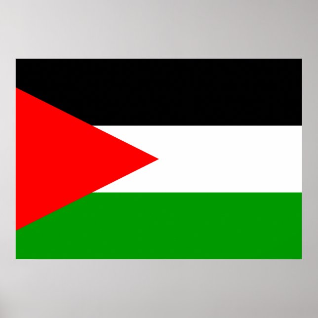 Palestine Flag Poster (Front)