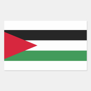 Palestine Flag Rectangular Sticker