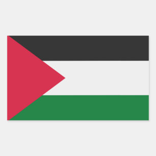 Palestine Flag Rectangular Sticker