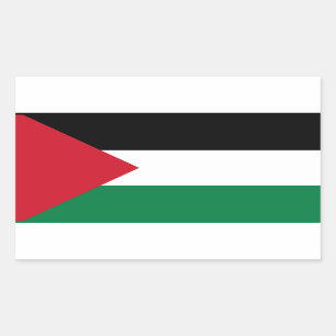 Palestine Flag Rectangular Sticker