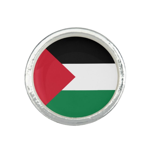 Palestine Flag Ring (Front)