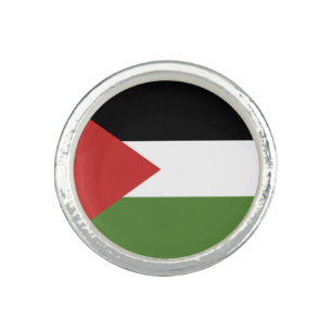 Palestine flag ring
