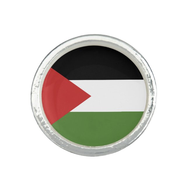 Palestine flag ring (Front)