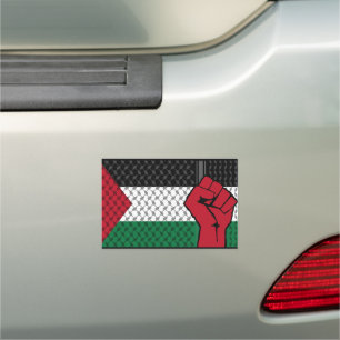 Palestine flag, Save Gaza, free Gaza Car Magnet