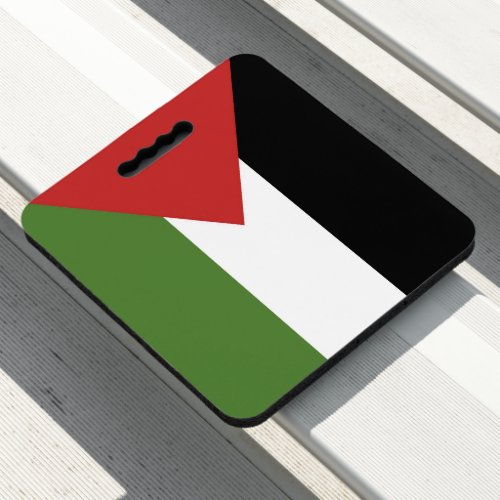 Palestine flag seat cushion