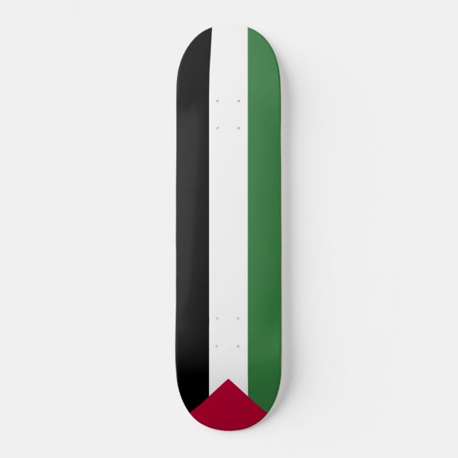 Palestine Flag Skateboard Deck (Front)