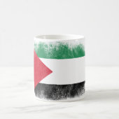 Palestine Flag Souvenir - Distressed Palestinian Coffee Mug (Center)