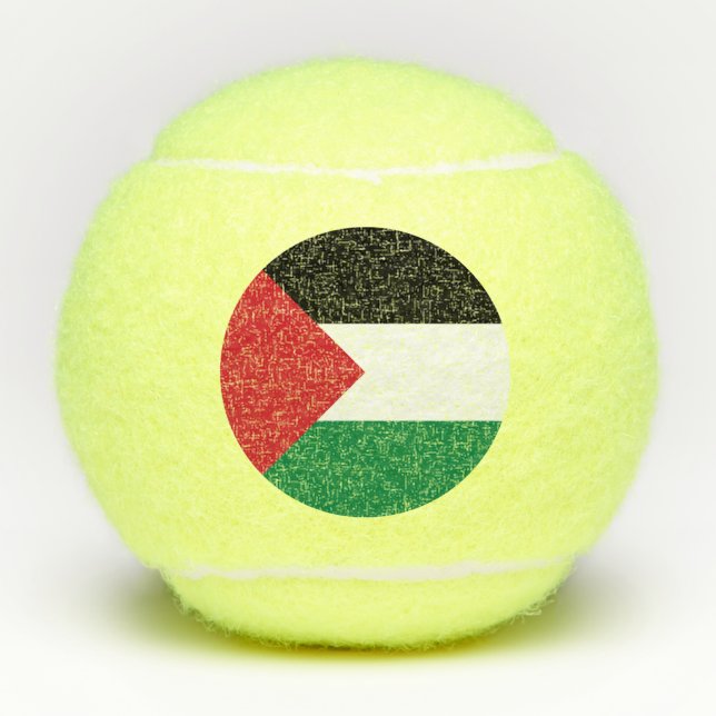 Palestine Flag Tennis Balls (Front)