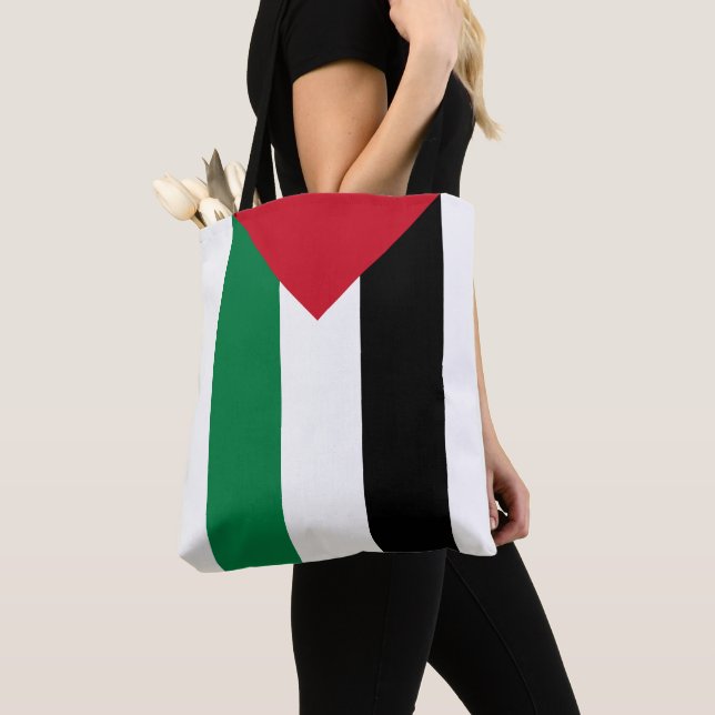 Palestine Flag Tote Bag (Close Up)