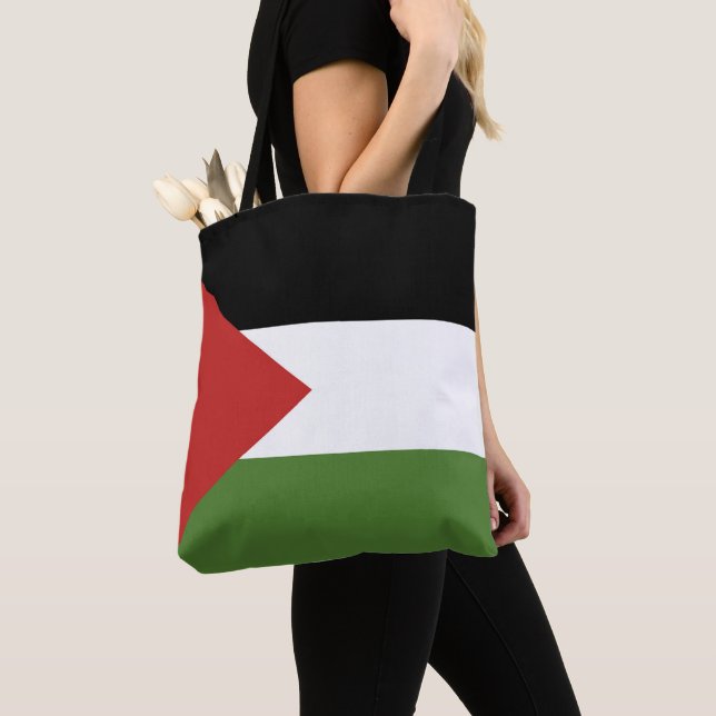Palestine flag tote bag (Close Up)