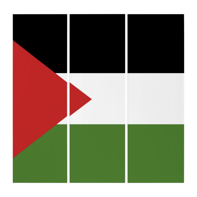 Palestine flag triptych (Front)