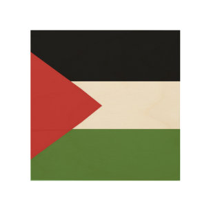 Palestine flag wood wall art