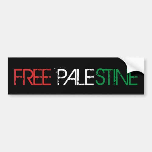 Palestine Freedom Bumper Sticker