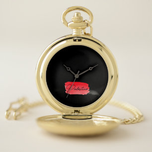 Palestine Gaza Free Pocket Watch