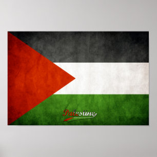Palestine Grunge Poster