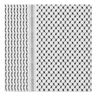 Palestine Hatta Kufiya Custom Designed Canvas