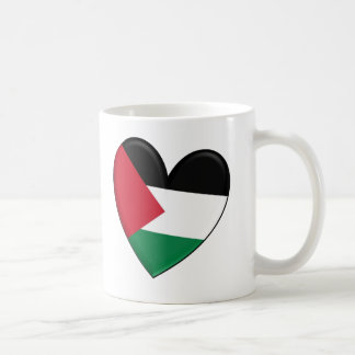 Palestine Heart Flag Coffee Mug
