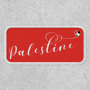 Palestine Heart Flag, Palestinian Patch