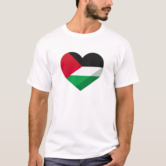 Palestine Heart T-Shirt (Front)