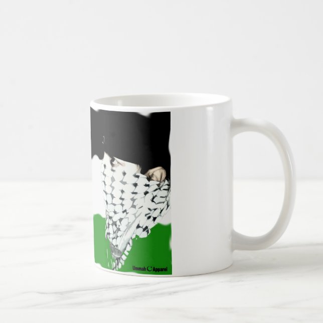 Palestine Intifada Flag Coffee Mug (Right)