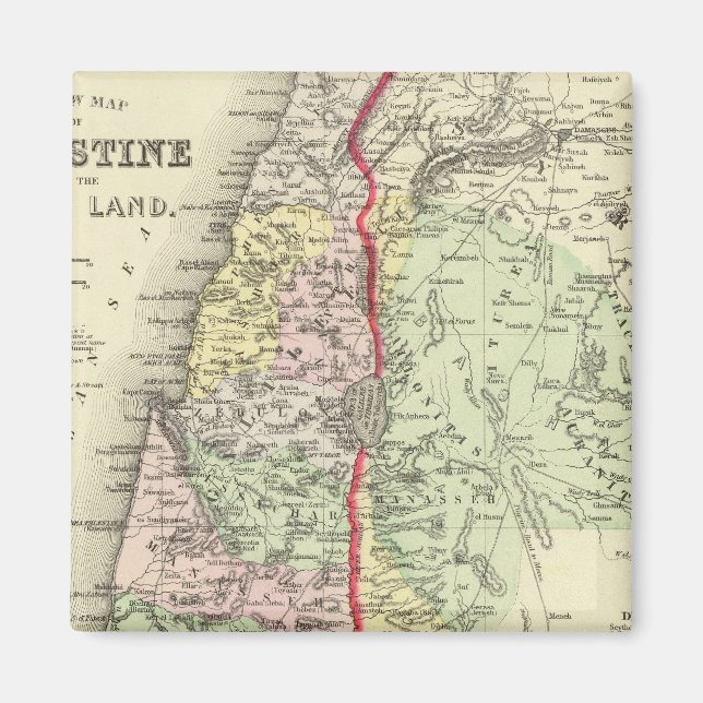 Palestine, Jerusalem 2 Magnet (Front)