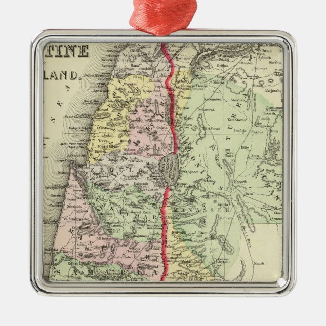 Palestine, Jerusalem 2 Metal Ornament (Front)