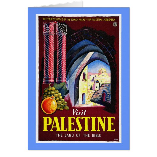 Palestine, Jerusalem Cards (Front)