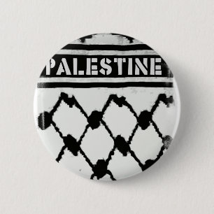 Palestine Keffiyah Pinback Button