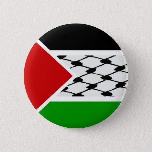 Palestine Keffiyeh Flag Button
