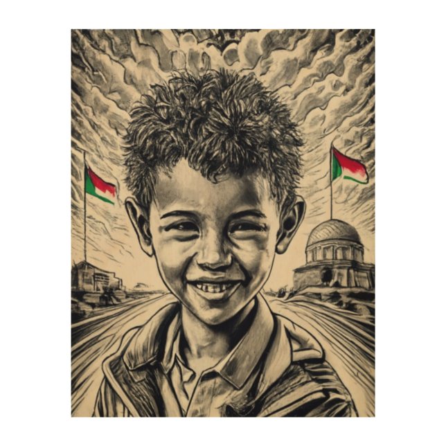 PALESTINE KIDS WALL ART (Front)