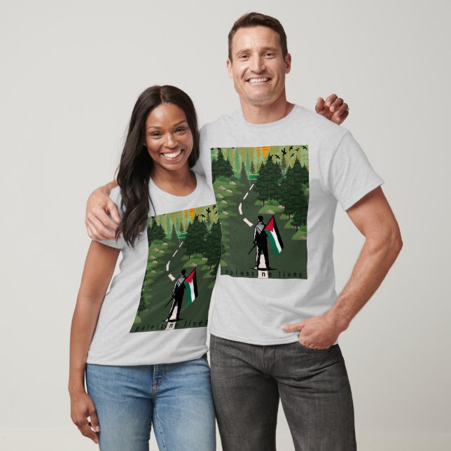 Palestine Love – Inspirational Artwork T-Shirt” T-Shirt (Unisex)