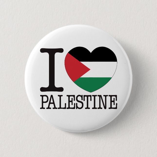 Palestine Love v2 Button (Front)