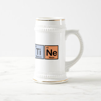 Palestine made of Elements Beer Stein