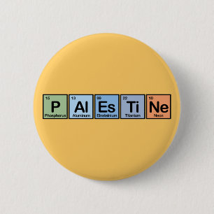 Palestine made of Elements Button