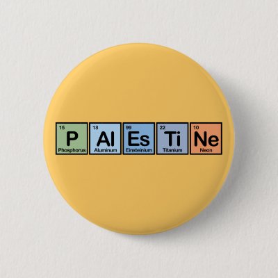 Palestine made of Elements Button