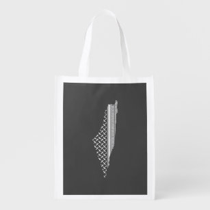 Palestinian keffiyeh map pattern Tote Bag