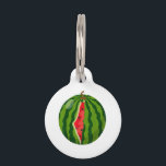 Palestine Map Watermelon Arabic Calligraphy Pet ID Tag<br><div class="desc">Palestine Map Watermelon Arabic Calligraphy</div>